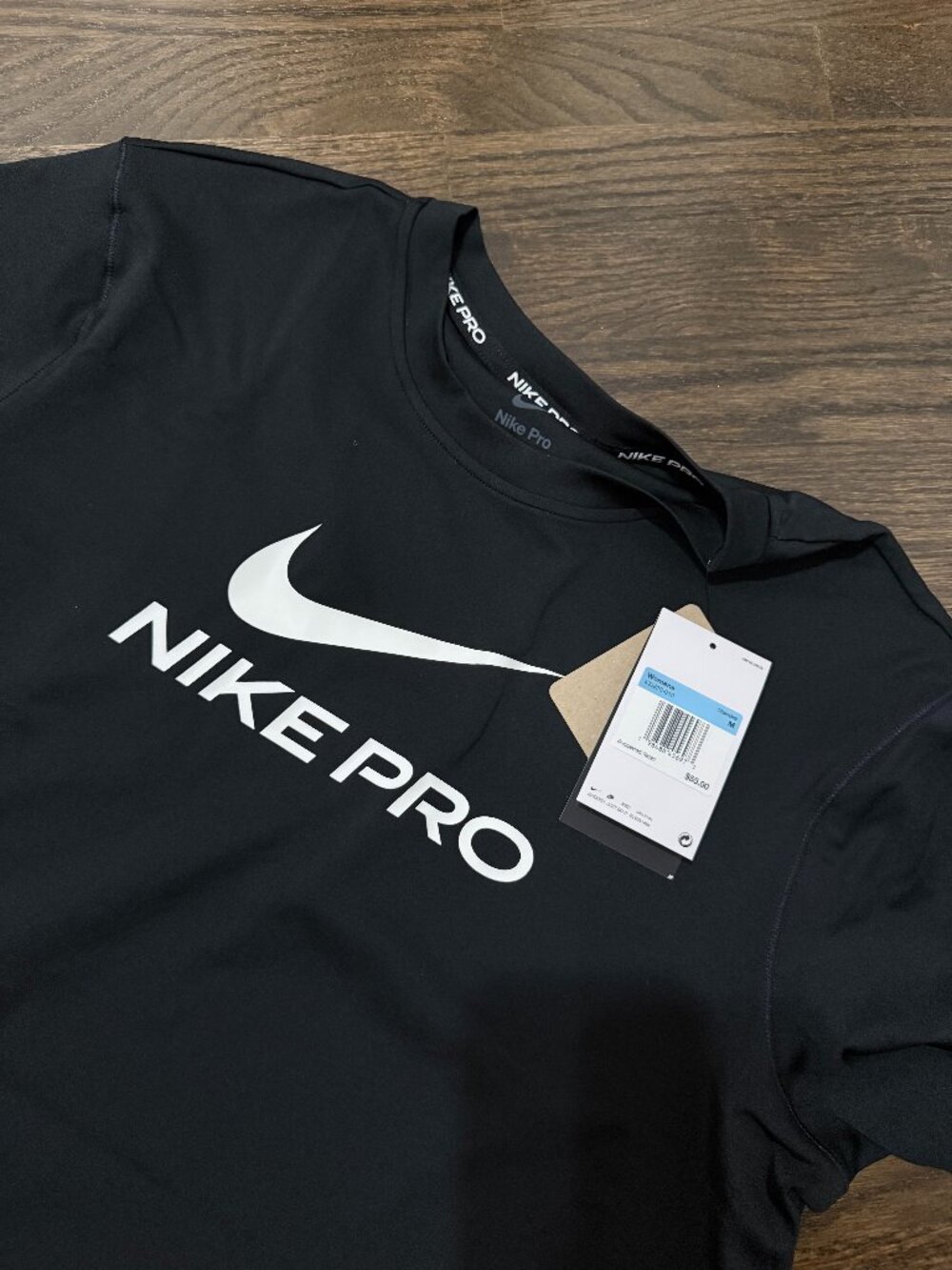 Nike Pro Black Dri-FIT Training Top Tee NWT Women’s M